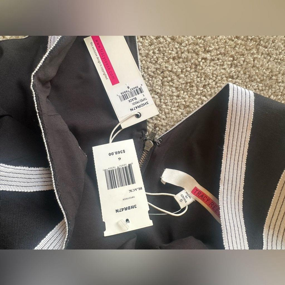 Tracy Reese Black and White Midi Tank Dress Size 6 NWT - Picture 4 of 8